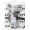 imageHudson Baby Unisex Baby Plush Blanket with Toy Paisley Elephant One SizeModern Elephant