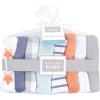 imageHudson Baby Unisex Baby Rayon from Bamboo Washcloth Bundle Sharks One SizeFox