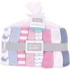 imageHudson Baby Unisex Baby Rayon from Bamboo Washcloth Bundle Sharks One SizePink Whale