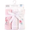 imageHudson Baby Unisex Baby Super Soft Cotton Washcloths Elephants One SizeFlamingo