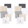 imageHudson Baby Unisex Baby Super Soft Cotton Washcloths Elephants One SizeGiraffe