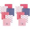 imageHudson Baby Unisex Baby Super Soft Cotton Washcloths Elephants One SizeGirl Owl
