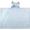 imageHudson Baby Unisex Baby and Toddler Hooded Animal Face Plush Blanket Orange Fox One SizeBlue Elephant