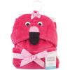 imageHudson Baby Unisex Baby and Toddler Hooded Animal Face Plush Blanket Orange Fox One SizeFlamingo