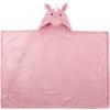 imageHudson Baby Unisex Baby and Toddler Hooded Animal Face Plush Blanket Orange Fox One SizePink Unicorn