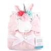 imageHudson Baby Unisex Baby and Toddler Hooded Animal Face Plush Blanket Orange Fox One SizeWhimsical Unicorn