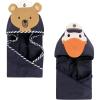imageHudson Baby Unisex Baby Cotton Animal Face Hooded Towel Bundle Set Sailor Bear Pelican One SizeSailor Bear Pelican