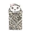 imageHudson Baby Unisex Baby Cotton Animal Face Hooded Towel Leopard One Size