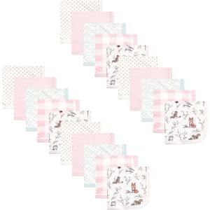 imageHudson Baby Unisex Baby 20Pc Quilted Cotton Washcloths Enchanted Forest One SizeEnchanted Forest
