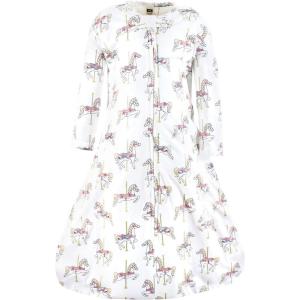 imageHudson Baby Unisex Baby Long Sleeve Cotton Jersey Sleeping Bag Sack BlanketCarousel Horse