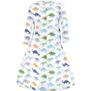 imageHudson Baby Unisex Baby Long Sleeve Cotton Jersey Sleeping Bag Sack BlanketDinosaurs