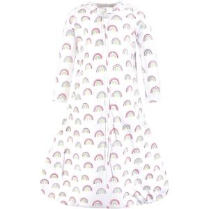 imageHudson Baby Unisex Baby Long Sleeve Cotton Jersey Sleeping Bag Sack BlanketModern Rainbow
