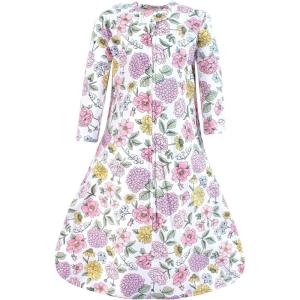 imageHudson Baby Unisex Baby Long Sleeve Cotton Jersey Sleeping Bag Sack BlanketVintage Blossom