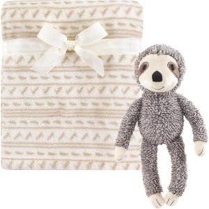imageHudson Baby Unisex Baby Plush Blanket with Toy Paisley Elephant One SizeSloth