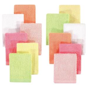 imageHudson Baby Unisex Baby Rayon from Bamboo Woven Washcloths 12pk Pink Lilac One SizeCitrus