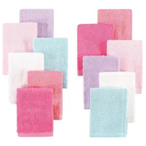 imageHudson Baby Unisex Baby Rayon from Bamboo Woven Washcloths 12pk Pink Lilac One SizePink Lilac