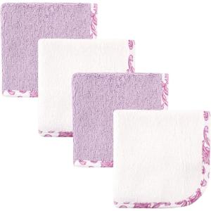 imageHudson Baby Unisex Baby Super Soft Cotton Washcloths Elephants One SizeBrocade