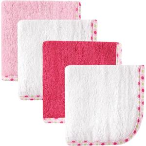 imageHudson Baby Unisex Baby Super Soft Cotton Washcloths Elephants One SizeFlower