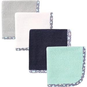 imageHudson Baby Unisex Baby Super Soft Cotton Washcloths Elephants One SizeHoneycomb