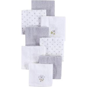 imageHudson Baby Unisex Baby Super Soft Cotton Washcloths Elephants One SizeStars