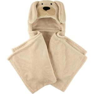 imageHudson Baby Unisex Baby and Toddler Hooded Animal Face Plush Blanket Orange Fox One SizeDog