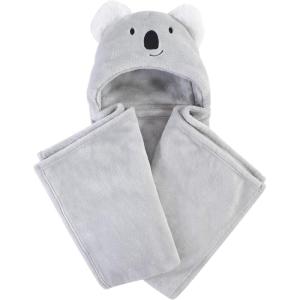 imageHudson Baby Unisex Baby and Toddler Hooded Animal Face Plush Blanket Orange Fox One SizeKoala
