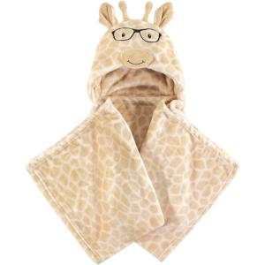 imageHudson Baby Unisex Baby and Toddler Hooded Animal Face Plush Blanket Orange Fox One SizeNerdy Giraffe
