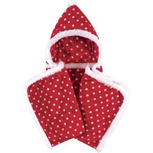 imageHudson Baby Unisex Baby and Toddler Hooded Animal Face Plush Blanket Orange Fox One SizeRed Polka Dot