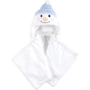 imageHudson Baby Unisex Baby and Toddler Hooded Animal Face Plush Blanket Orange Fox One SizeSnowman