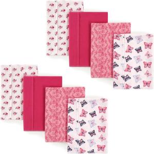 imageLayered Flannel Burp ClothButterflies