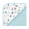 imageHudson Baby Unisex Baby Cotton Rich Hooded Towels Fawn One SizeAlphabet