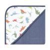 imageHudson Baby Unisex Baby Cotton Rich Hooded Towels Fawn One SizeDinosaurs