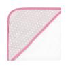 imageHudson Baby Unisex Baby Cotton Rich Hooded Towels Fawn One SizePink Dots Pretty Elephant