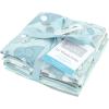 imageHudson Baby Unisex Baby Flannel Washcloths Boy Woodland Pals 12Pk One SizeBoy New Elephant 12pk