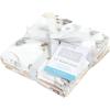 imageHudson Baby Unisex Baby Flannel Washcloths Boy Woodland Pals 12Pk One SizeNeutral Safari World 12pack