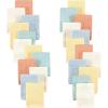imageHudson Baby Unisex Baby 24Pc Rayon from Bamboo Woven Washcloths Soft Neutral One SizeSoft Neutral
