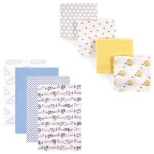 imageFlannel Receiving Blanket 8PackAirplaneBees