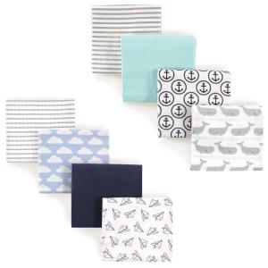 imageFlannel Receiving Blanket 8PackGray WhalesPaper Airplane