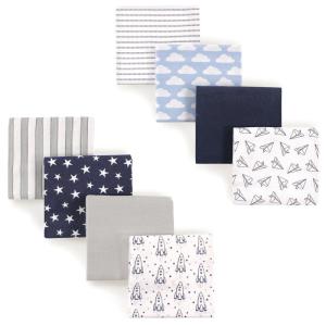 imageFlannel Receiving Blanket 8PackRocket ShipPaper Airplane