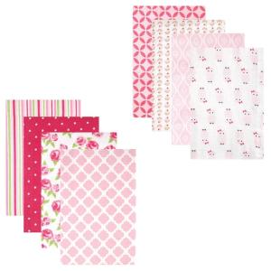 imageFlannel Receiving Blanket 8PackRoseOwl