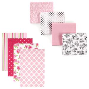 imageFlannel Receiving Blanket 8PackRoseToile