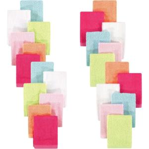imageHudson Baby Unisex Baby 24Pc Rayon from Bamboo Woven Washcloths Soft Neutral One SizeTropical