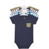 imageHudson Baby Baby Boys Cotton Bodysuits 5packBasic Pocket