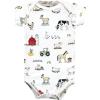 imageHudson Baby Baby Boys Cotton Bodysuits 5packBoy Farm