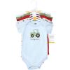 imageHudson Baby Baby Boys Cotton Bodysuits 5packBoy Farm