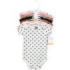 imageHudson Baby Baby Girls Cotton Bodysuits 7packCinnamon Pink Prints
