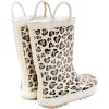 imageHudson Baby Infant Girls Rain Boots Heart Leopard 4 Toddler
