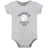 imageHudson Baby Unisex Baby Bodysuit Short and Sock 3Piece SetBaseball Biggest Fan