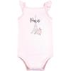 imageHudson Baby Unisex Baby Bodysuit Short and Sock 3Piece SetBonjour Paris