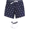 imageHudson Baby Unisex Baby Bodysuit Short and Sock 3Piece SetCutest Sailor